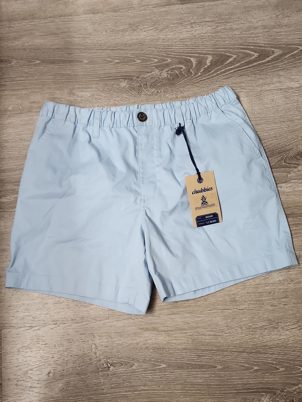 chubbies Light Blue Men’s The Altitudes 5.5" Inseam Shorts Size Medium New